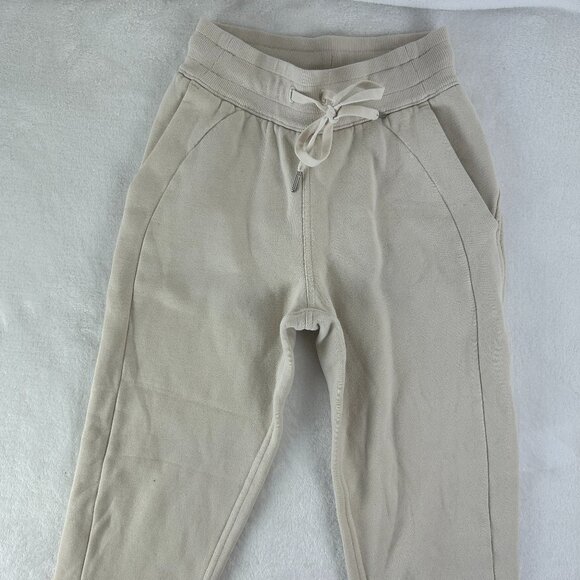 Lululemon Scuba High-Rise Cropped Joggers size o Cream color - Picture 8 of 8